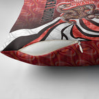 Personalised Sydney Swans Pillow Cover Trippy Psychedelic Abstract Art Mascot Football Fans