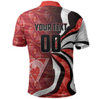 Personalised Sydney Swans Polo Shirt Trippy Psychedelic Abstract Art Mascot Football Fans