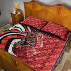 Personalised Sydney Swans Quilt Bed Set Trippy Psychedelic Abstract Art Mascot Football Fans