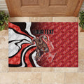 Personalised Sydney Swans Rubber Doormat Trippy Psychedelic Abstract Art Mascot Football Fans