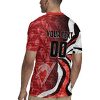 Personalised Sydney Swans Rugby Jersey Trippy Psychedelic Abstract Art Mascot Football Fans