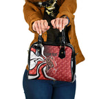 Personalised Sydney Swans Shoulder Handbag Trippy Psychedelic Abstract Art Mascot Football Fans