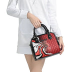 Personalised Sydney Swans Shoulder Handbag Trippy Psychedelic Abstract Art Mascot Football Fans