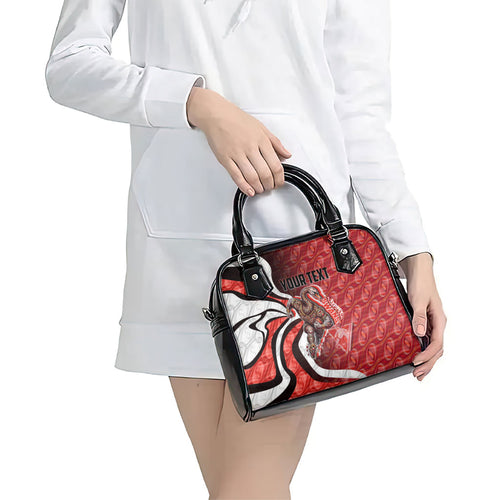 Personalised Sydney Swans Shoulder Handbag Trippy Psychedelic Abstract Art Mascot Football Fans