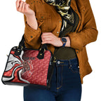 Personalised Sydney Swans Shoulder Handbag Trippy Psychedelic Abstract Art Mascot Football Fans