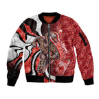 Personalised Sydney Swans Sleeve Zip Bomber Jacket Trippy Psychedelic Abstract Art Mascot Football Fans
