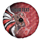Personalised Sydney Swans Spare Tire Cover Trippy Psychedelic Abstract Art Mascot Football Fans