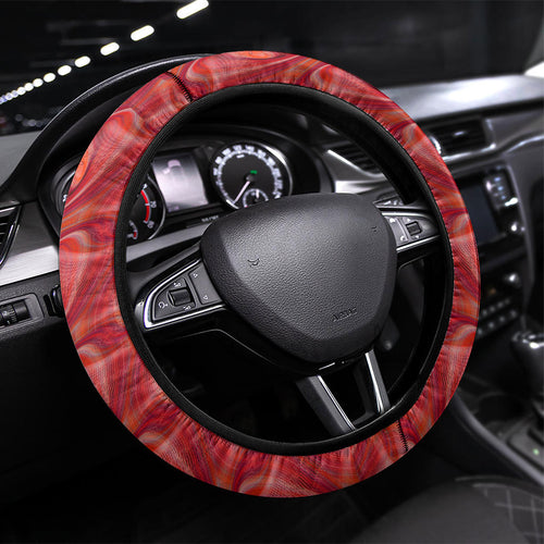 Sydney Swans Steering Wheel Cover Trippy Psychedelic Abstract Art Mascot Football Fans