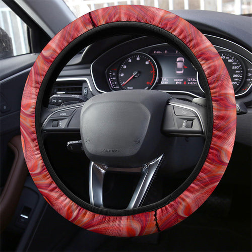 Sydney Swans Steering Wheel Cover Trippy Psychedelic Abstract Art Mascot Football Fans