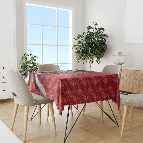 Personalised Sydney Swans Tablecloth Trippy Psychedelic Abstract Art Mascot Football Fans