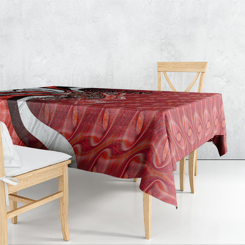 Personalised Sydney Swans Tablecloth Trippy Psychedelic Abstract Art Mascot Football Fans