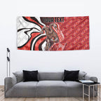 Personalised Sydney Swans Tapestry Trippy Psychedelic Abstract Art Mascot Football Fans