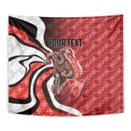 Personalised Sydney Swans Tapestry Trippy Psychedelic Abstract Art Mascot Football Fans