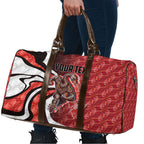 Personalised Sydney Swans Travel Bag Trippy Psychedelic Abstract Art Mascot Football Fans