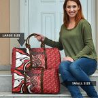 Personalised Sydney Swans Travel Bag Trippy Psychedelic Abstract Art Mascot Football Fans
