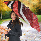 Personalised Sydney Swans Umbrella Trippy Psychedelic Abstract Art Mascot Football Fans