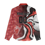 Personalised Sydney Swans Women Casual Shirt Trippy Psychedelic Abstract Art Mascot Football Fans
