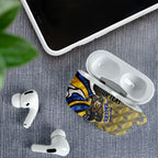 Personalised West Coast Eagles AirPods Case Trippy Psychedelic Abstract Art Mascot Football Fans