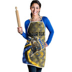 Personalised West Coast Eagles Apron Trippy Psychedelic Abstract Art Mascot Football Fans