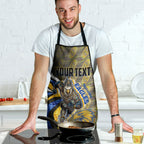 Personalised West Coast Eagles Apron Trippy Psychedelic Abstract Art Mascot Football Fans
