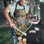 Personalised West Coast Eagles Apron Trippy Psychedelic Abstract Art Mascot Football Fans