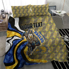 Personalised West Coast Eagles Bedding Set Trippy Psychedelic Abstract Art Mascot Football Fans