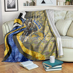 Personalised West Coast Eagles Blanket Trippy Psychedelic Abstract Art Mascot Football Fans