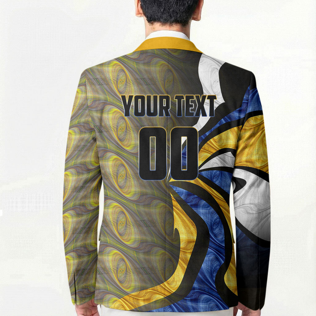 Personalised West Coast Eagles Blazer Trippy Psychedelic Abstract Art Mascot Football Fans