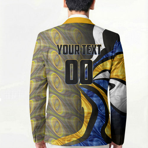 Personalised West Coast Eagles Blazer Trippy Psychedelic Abstract Art Mascot Football Fans