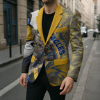 Personalised West Coast Eagles Blazer Trippy Psychedelic Abstract Art Mascot Football Fans