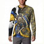 Personalised West Coast Eagles Button Sweatshirt Trippy Psychedelic Abstract Art Mascot Football Fans