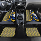 Personalised West Coast Eagles Car Mats Trippy Psychedelic Abstract Art Mascot Football Fans