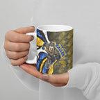 Personalised West Coast Eagles Ceramic Mug Trippy Psychedelic Abstract Art Mascot Football Fans
