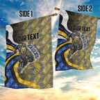 Personalised West Coast Eagles Garden Flag Trippy Psychedelic Abstract Art Mascot Football Fans