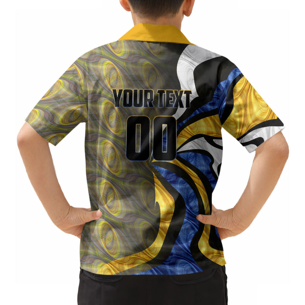 Personalised West Coast Eagles Hawaiian Shirt Trippy Psychedelic Abstract Art Mascot Football Fans