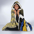 Personalised West Coast Eagles Hooded Blanket Trippy Psychedelic Abstract Art Mascot Football Fans