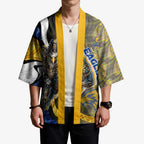 Personalised West Coast Eagles Kimono Trippy Psychedelic Abstract Art Mascot Football Fans