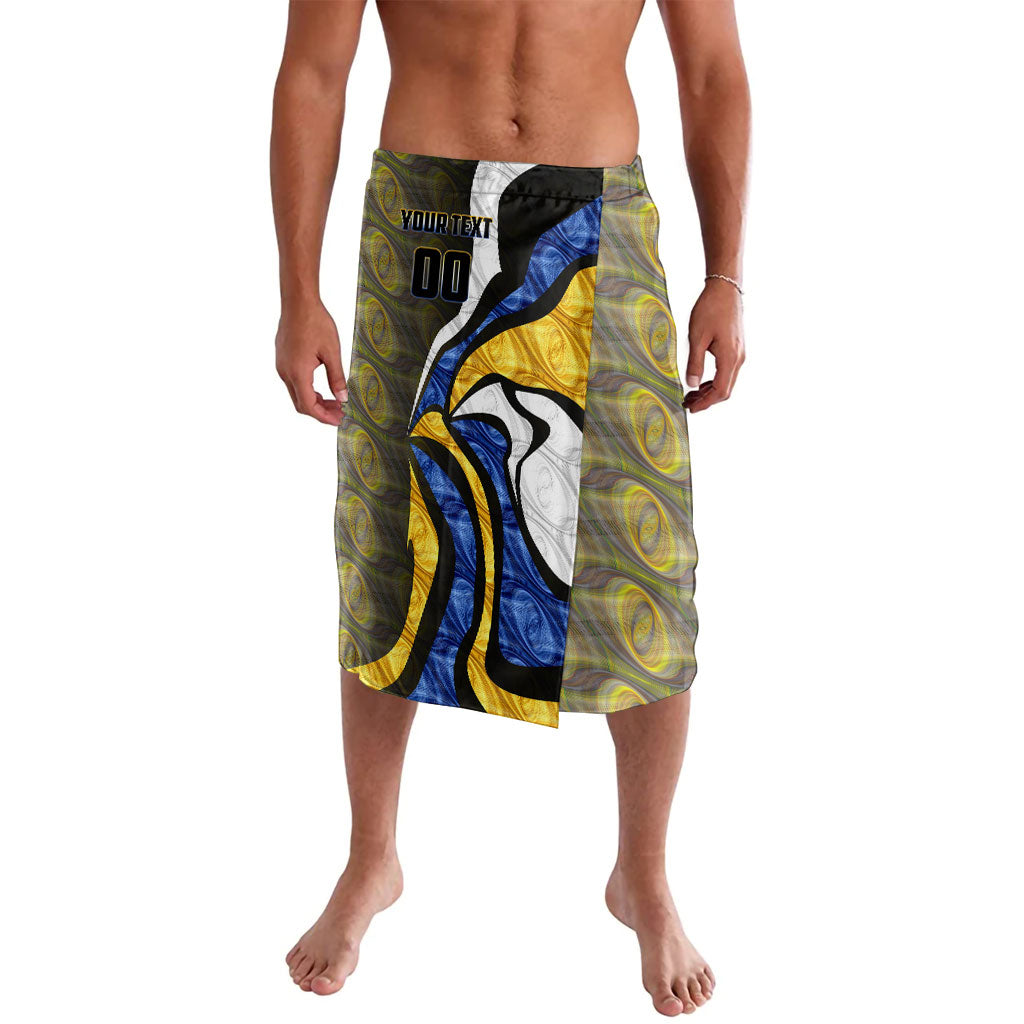 Personalised West Coast Eagles Lavalava Trippy Psychedelic Abstract Art Mascot Football Fans