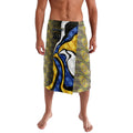 Personalised West Coast Eagles Lavalava Trippy Psychedelic Abstract Art Mascot Football Fans
