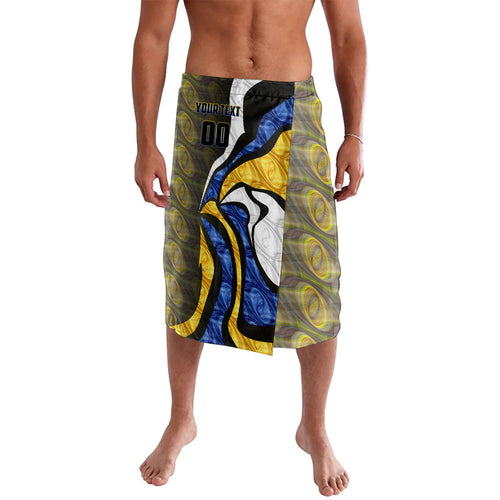 Personalised West Coast Eagles Lavalava Trippy Psychedelic Abstract Art Mascot Football Fans