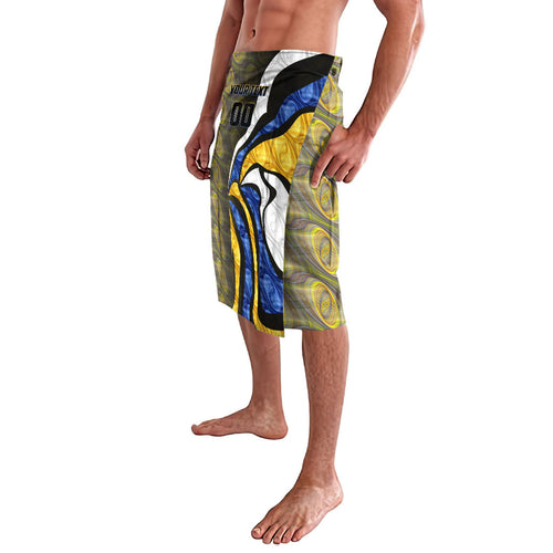 Personalised West Coast Eagles Lavalava Trippy Psychedelic Abstract Art Mascot Football Fans