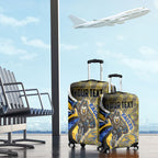Personalised West Coast Eagles Luggage Cover Trippy Psychedelic Abstract Art Mascot Football Fans