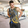 Personalised West Coast Eagles Men Tank Top Trippy Psychedelic Abstract Art Mascot Football Fans