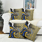 Personalised West Coast Eagles Pillow Cover Trippy Psychedelic Abstract Art Mascot Football Fans