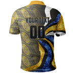 Personalised West Coast Eagles Polo Shirt Trippy Psychedelic Abstract Art Mascot Football Fans