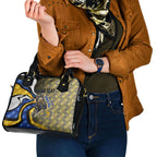 Personalised West Coast Eagles Shoulder Handbag Trippy Psychedelic Abstract Art Mascot Football Fans