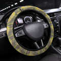 West Coast Eagles Steering Wheel Cover Trippy Psychedelic Abstract Art Mascot Football Fans
