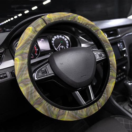 West Coast Eagles Steering Wheel Cover Trippy Psychedelic Abstract Art Mascot Football Fans
