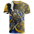 Personalised West Coast Eagles T Shirt Trippy Psychedelic Abstract Art Mascot Football Fans