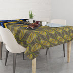 Personalised West Coast Eagles Tablecloth Trippy Psychedelic Abstract Art Mascot Football Fans